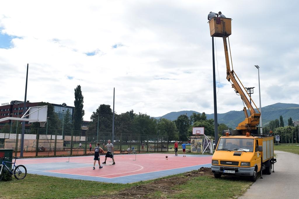 Zeničani će uskoro moći igrati basket i u noćnim satima