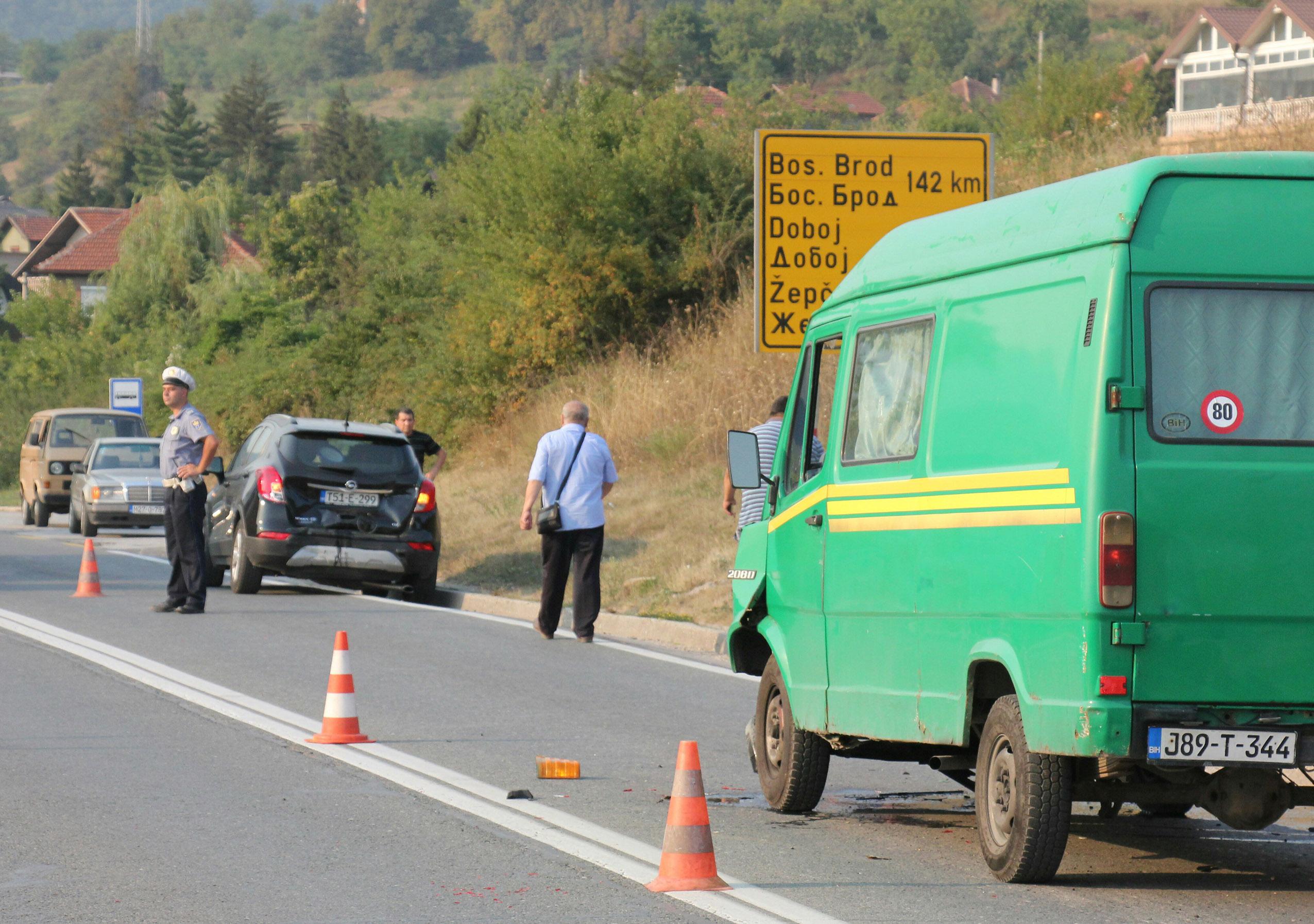 Sudar na M-17 u Zenici, ima povrijeđenih