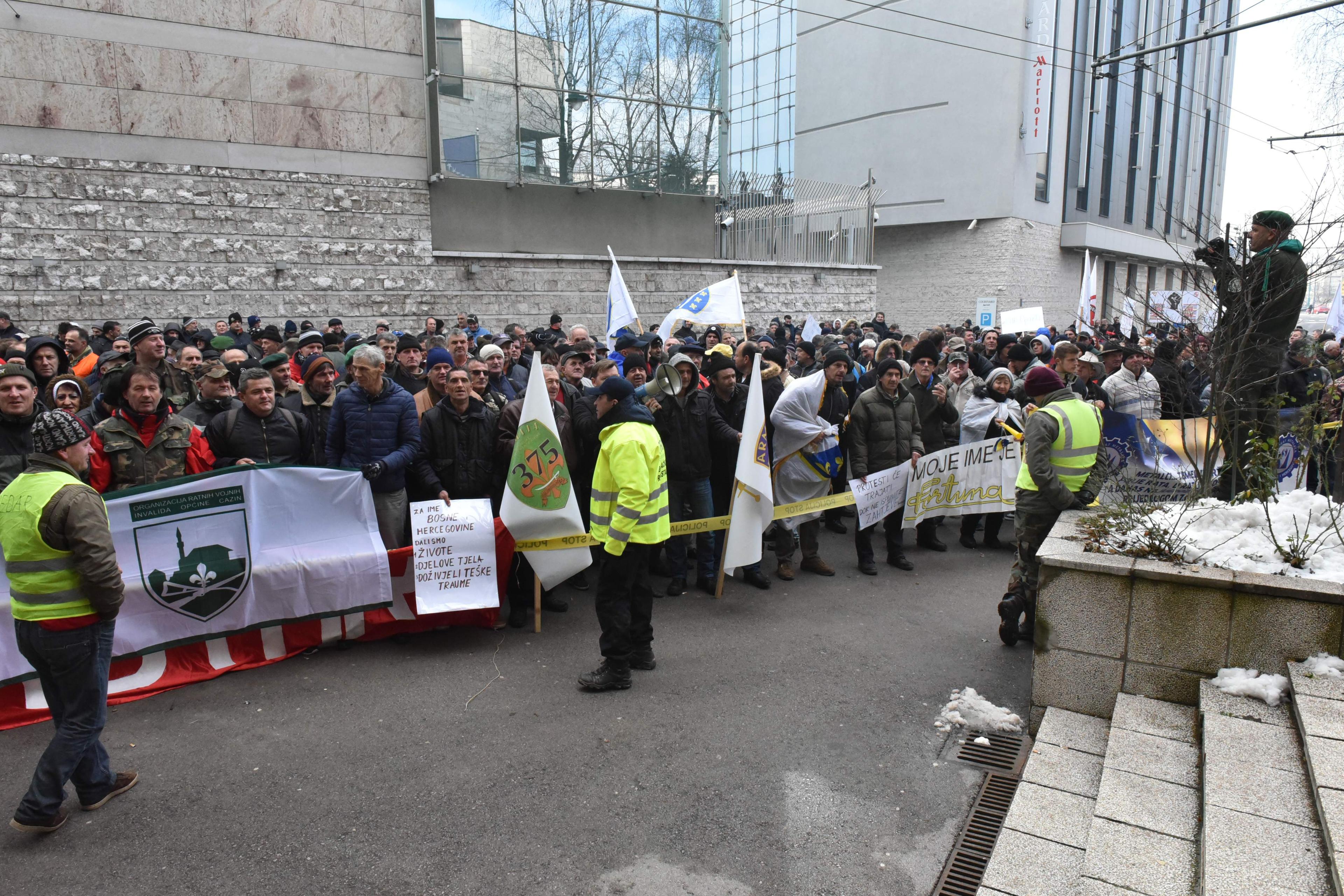 Borci se porazboljevali tokom protesta