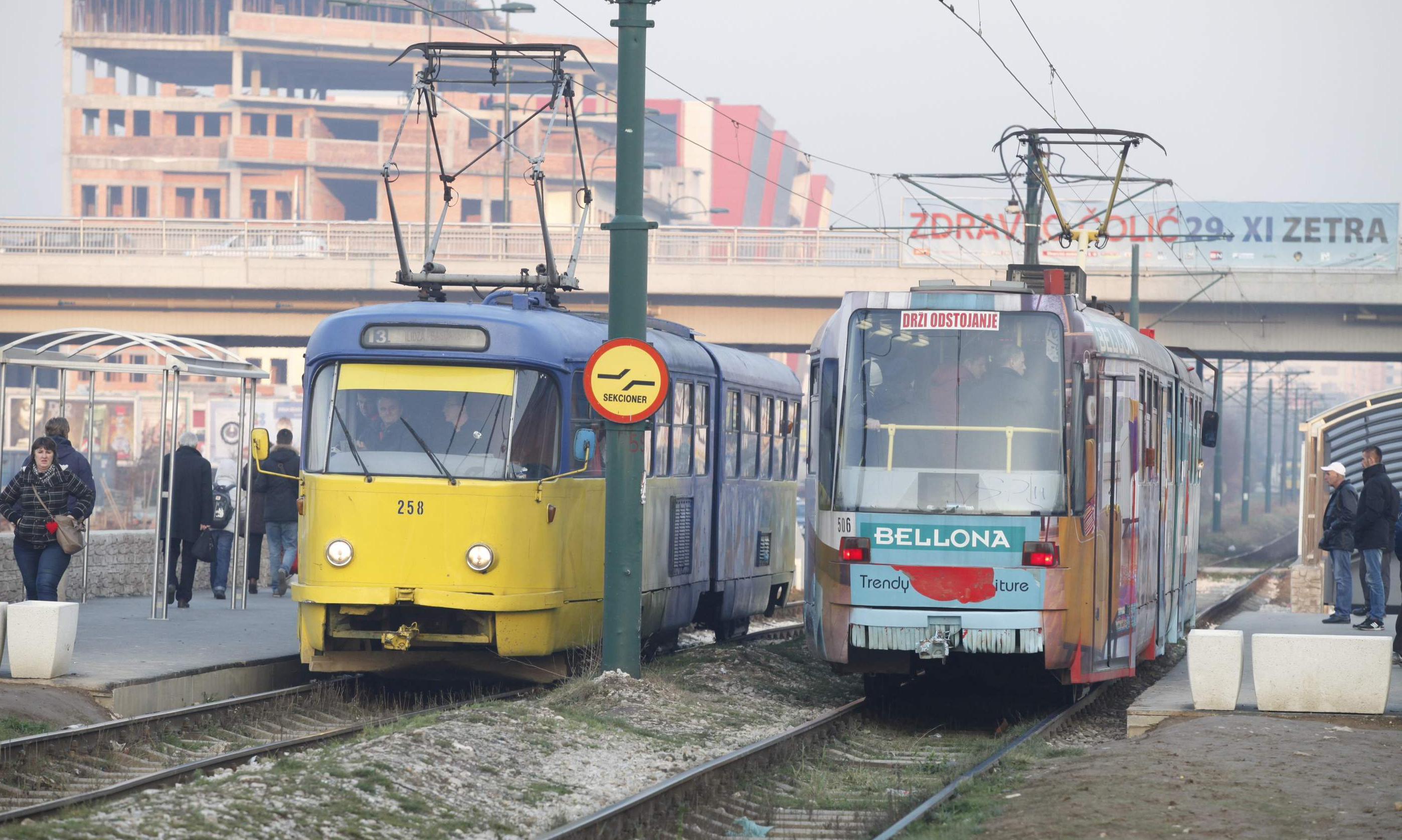 Obustavljen tramvajski saobraćaj na relaciji Marindvor - Čengić-Vila