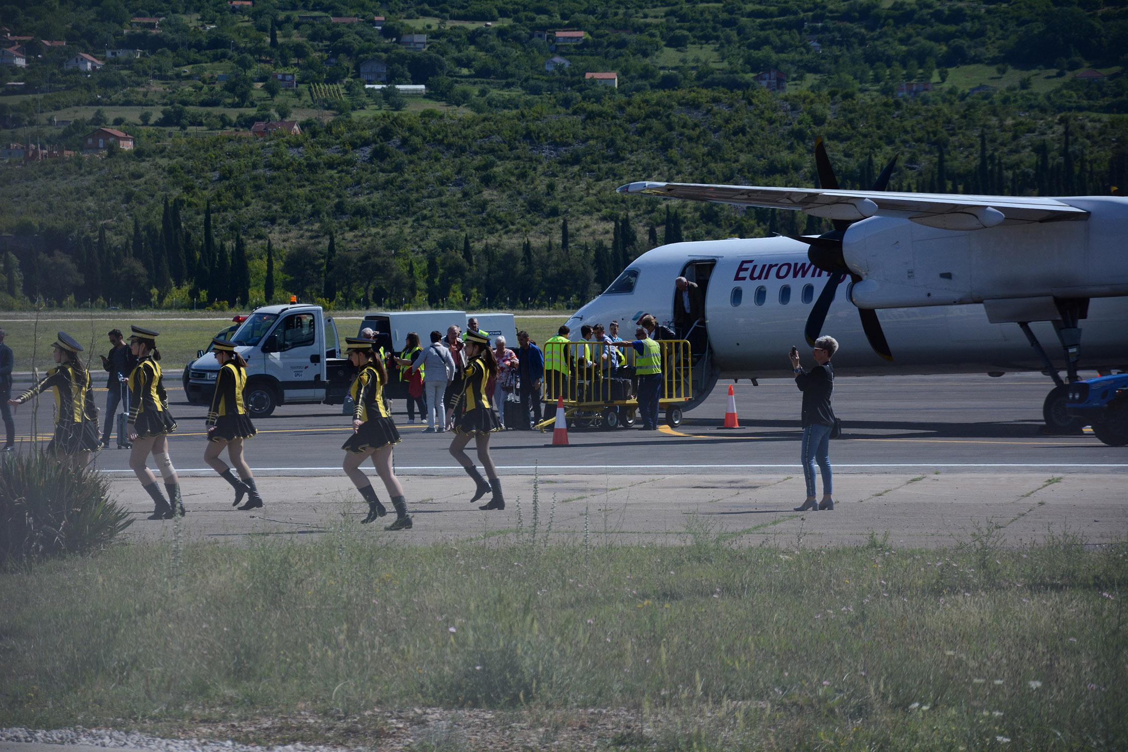 Prvi avion "Eurowingsa" iz Dizeldorfa sletio na Mostarski aerodrom