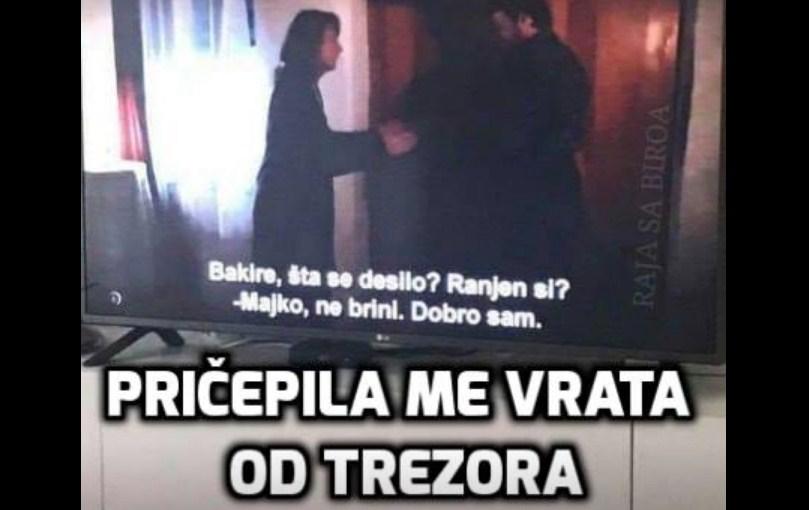 Pričepila me vrata od trezora: Stranica "Raja sa biroa" ponovo ismijava Izetbegoviće