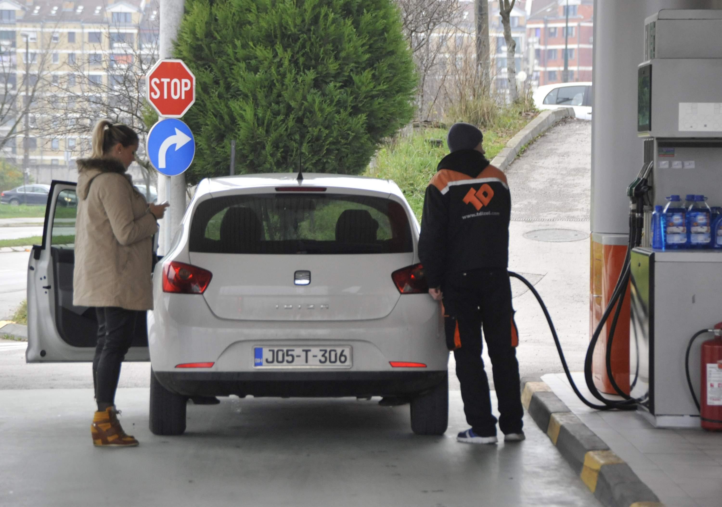 U Bijeljini litar benzina 2,09, a u Sarajevu 2,36 KM