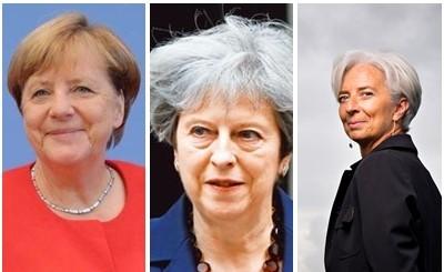 Angela Merkel, Tereza Mej i Kristin Lagarde - Avaz