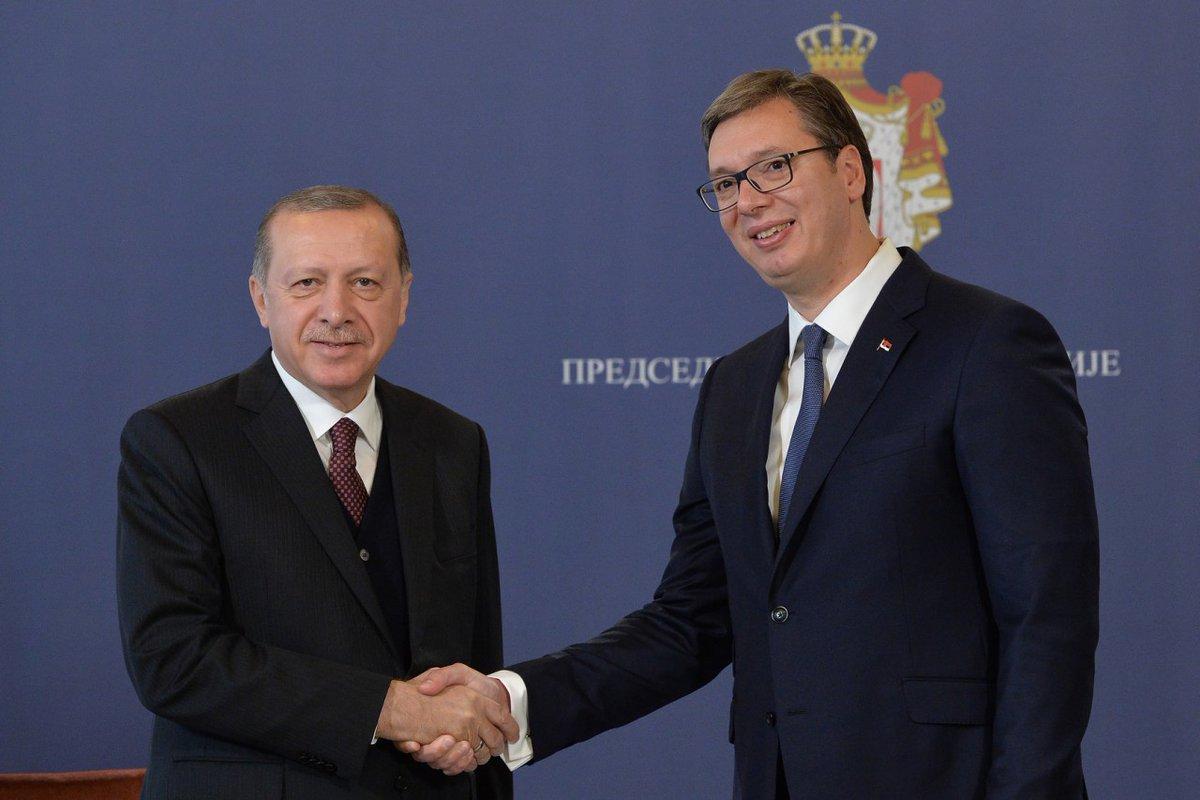 Redžep Tajip Erdoan i Aleksandar Vučić - Avaz