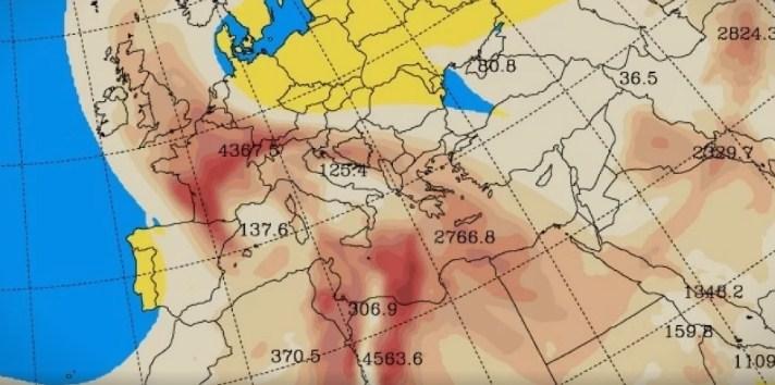 Iz Sahare stiže ogroman pješčani oblak: Meteorolozi otkrili imamo li razloga za zabrinutost