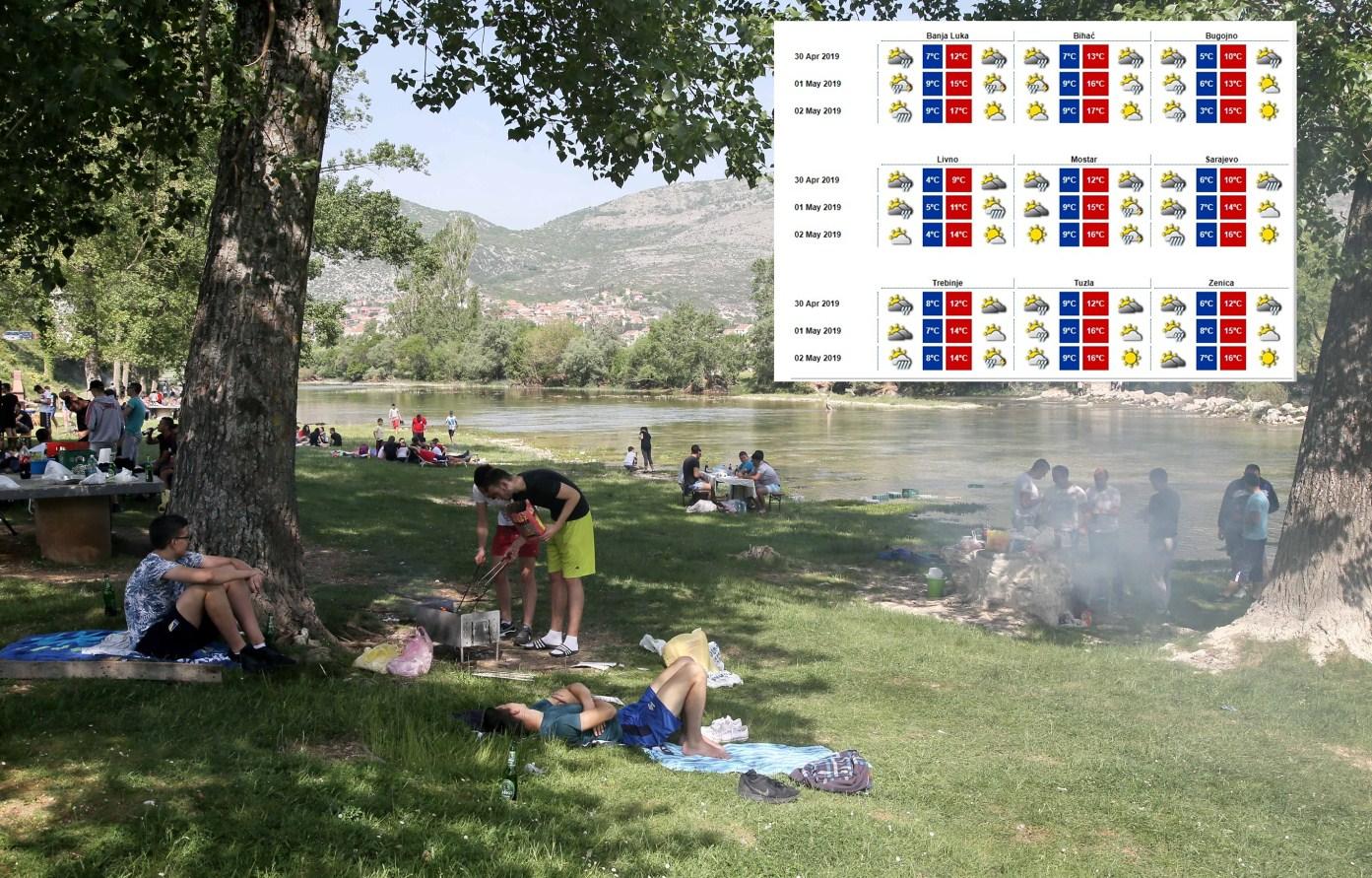 Evo kakvo nas vrijeme očekuje za 1. maj