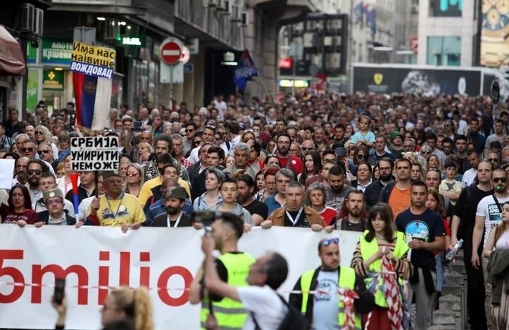 Protest "Svi kao jedan - 1 od 5 miliona" - Avaz