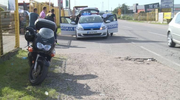 U Bijeljini lakše povrijeđen motociklista
