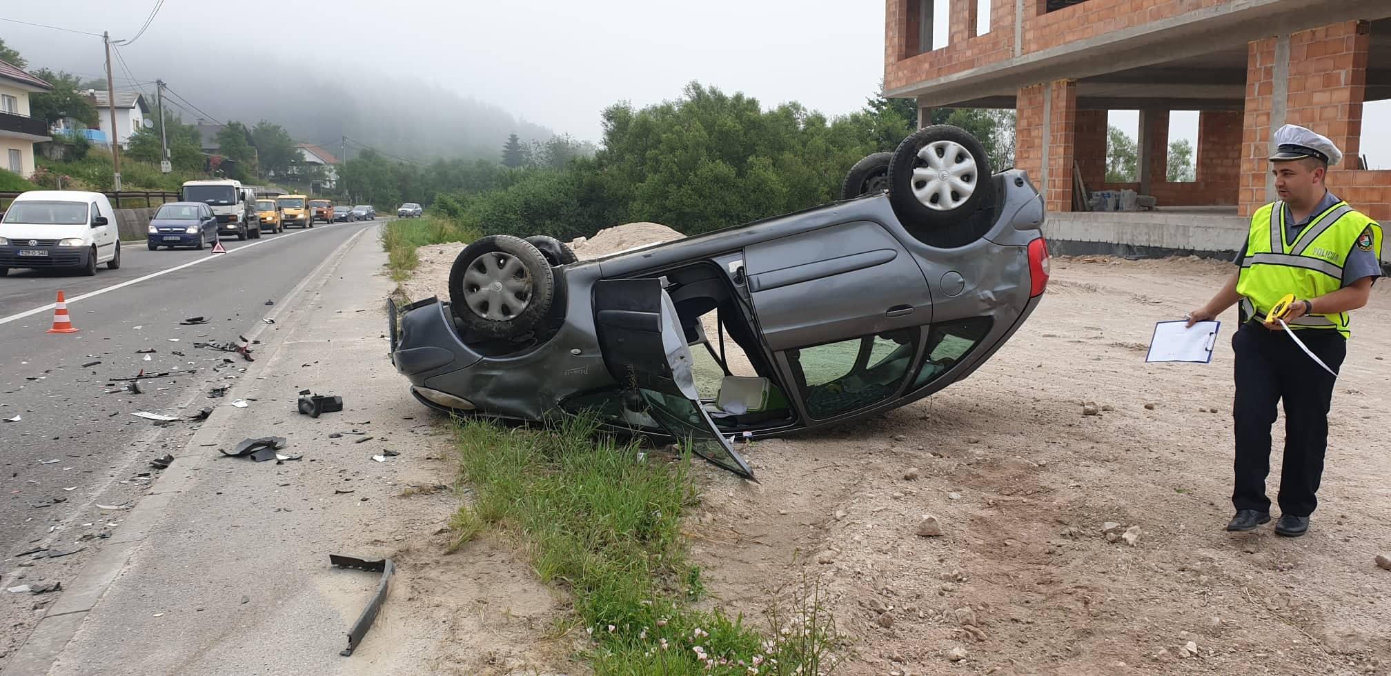 Nesreća u Novom Travniku: Povrijeđene dvije osobe