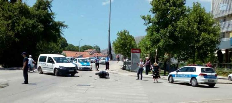 U Trebinju povrijeđen motociklista