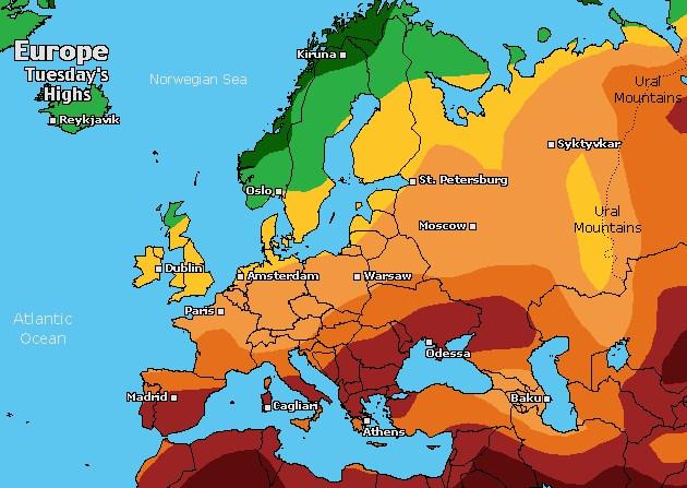 Stigao toplotni udar: Početkom jula peći ćemo se na 36 stepeni