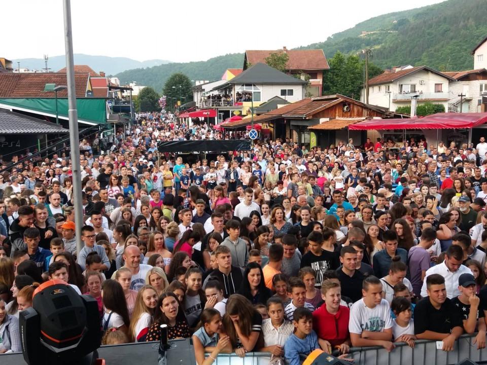 Detalj s dočeka Džejle Ramović u Goraždu - Avaz