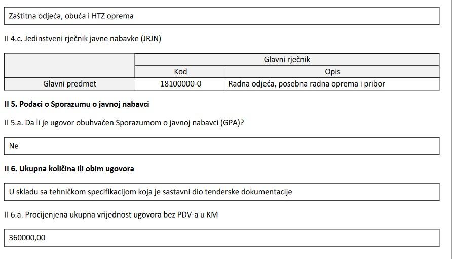 Poziv objavljen na portalu javnih nabavki - Avaz