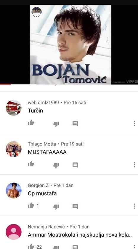 Komentari upućeni Bojanu Tomoviću - Avaz