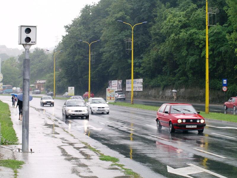 Radarske kontrole postavljene su na ovim mjestima