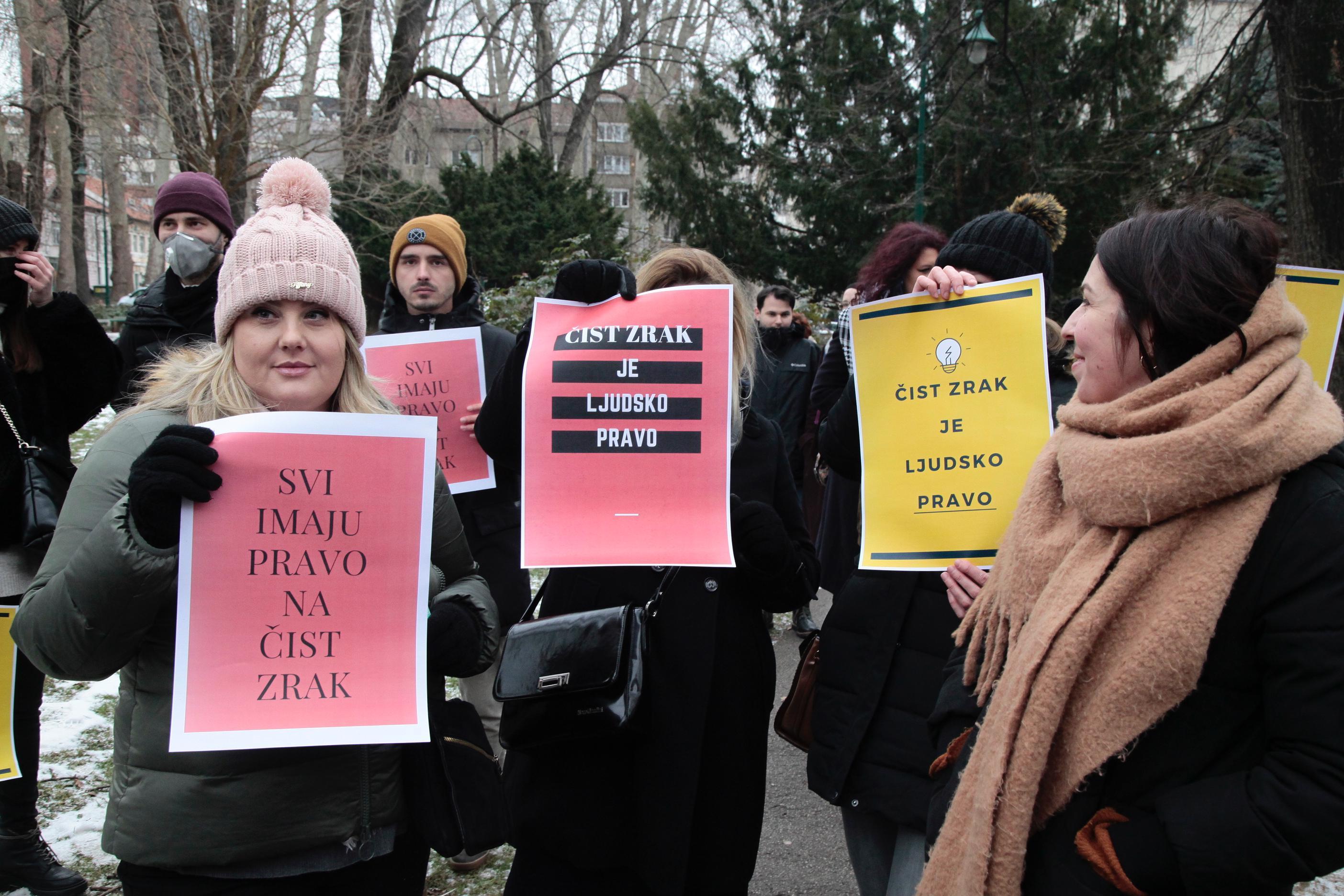 S današnjih protesta - Avaz