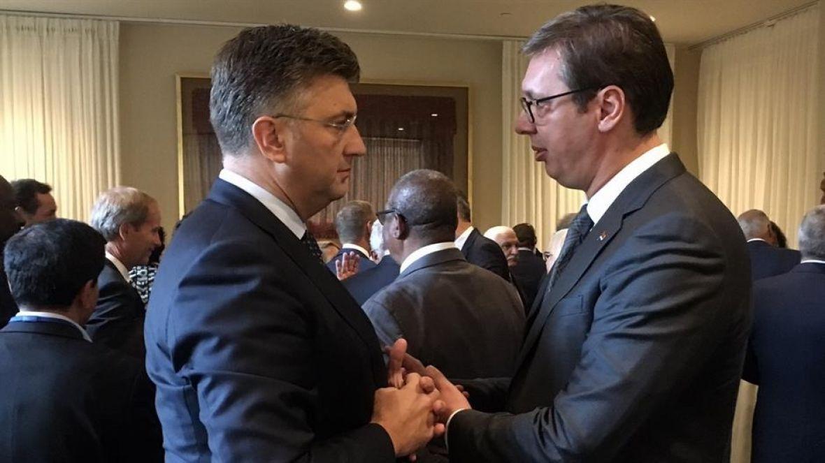 Sreli se u Davosu: Vučić i Plenković o odnosima Srbije i Hrvatske