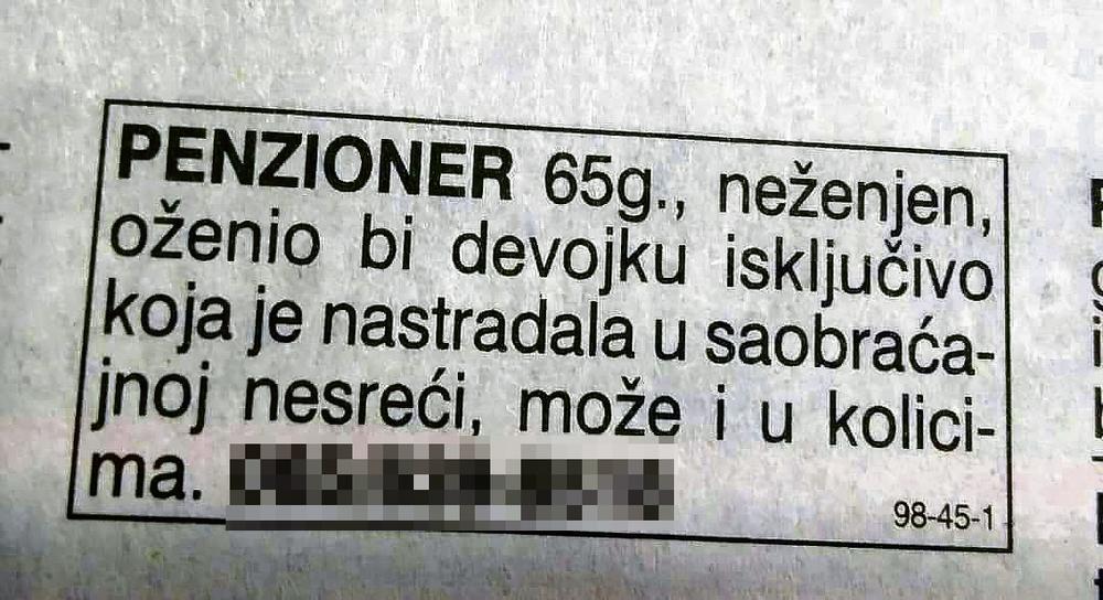 Oglas koji je šokirao mnoge - Avaz