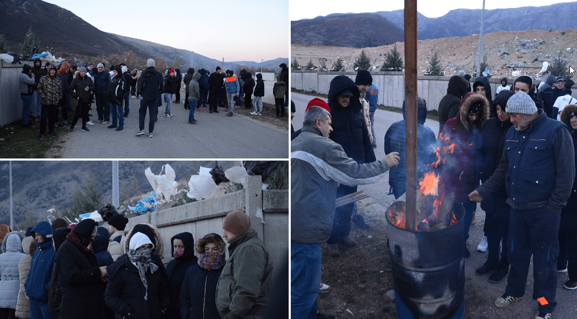 U šest sati jutros izašli na lokalnu cestu ispred deponije - Avaz