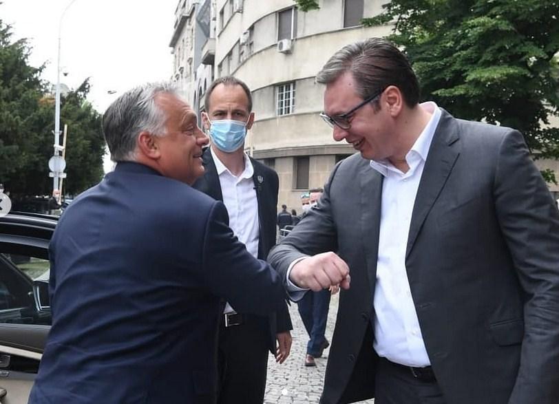 Orban i Vučić u Beogradu - Avaz