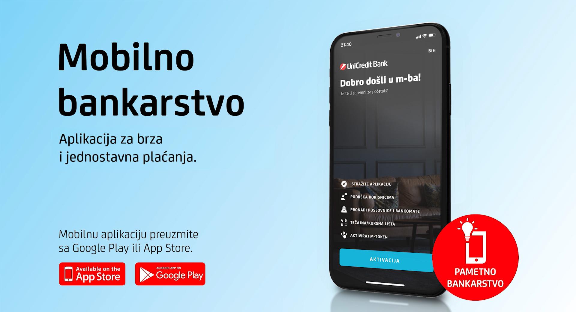 UniCredit mobilno bankarstvo vodi računa o potrošnji klijenata