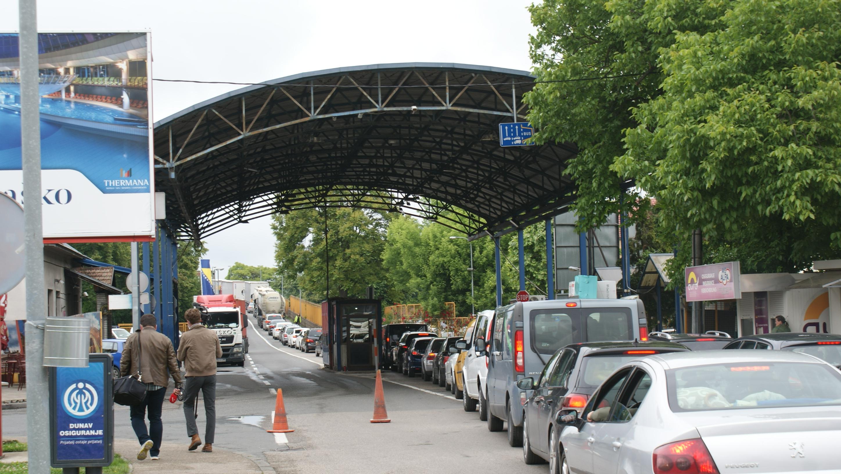 Gužve na graničnom prijelazu Bosanska Gradiška