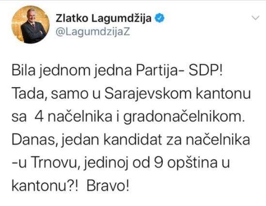 Lagumdžija o SDP-u - Avaz