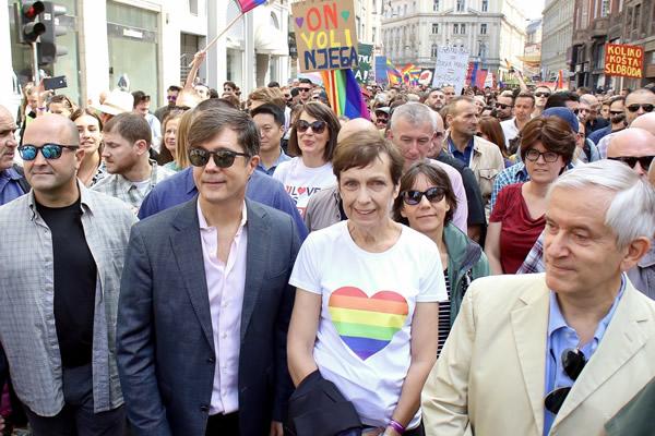 Erik Nelson na prvoj bh. povorci ponosa - Avaz