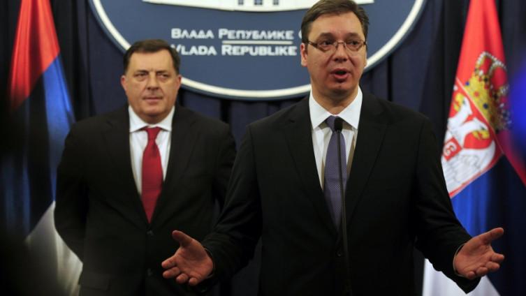 Milorad Dodik i Aleksandar Vučić - Avaz