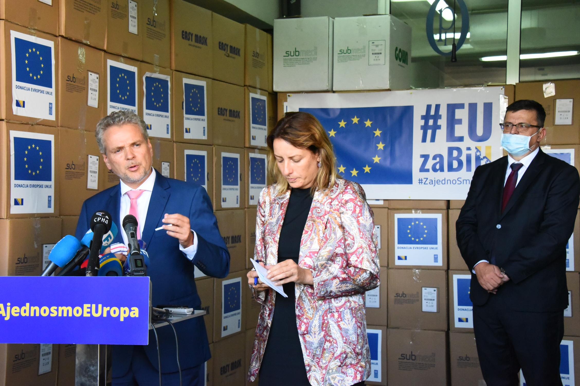EU donirala BiH medicinsku opremu vrijednu oko 900.000 eura