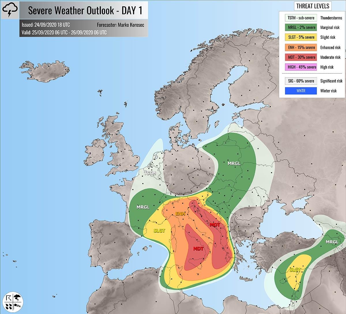 BiH u središtu olujnog nevremena - Avaz