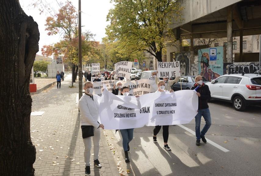 S današnjih protesta - Avaz