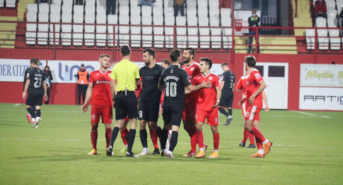 Sa jučerašnje utakmice na stadionu Rođeni (0:0) - Avaz