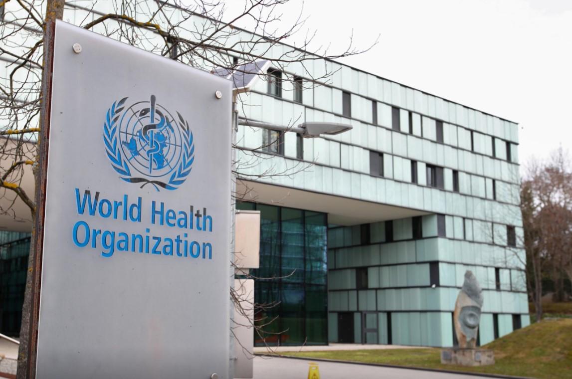 A logo is pictured outside a building of the World Health Organization (WHO) during an executive board meeting on update on the coronavirus outbreak, in Geneva, Switzerland - Avaz