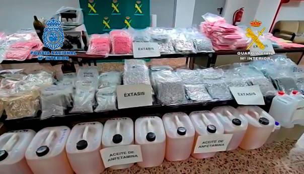 Policija oduzela više od 800.000 tableta ekstazija