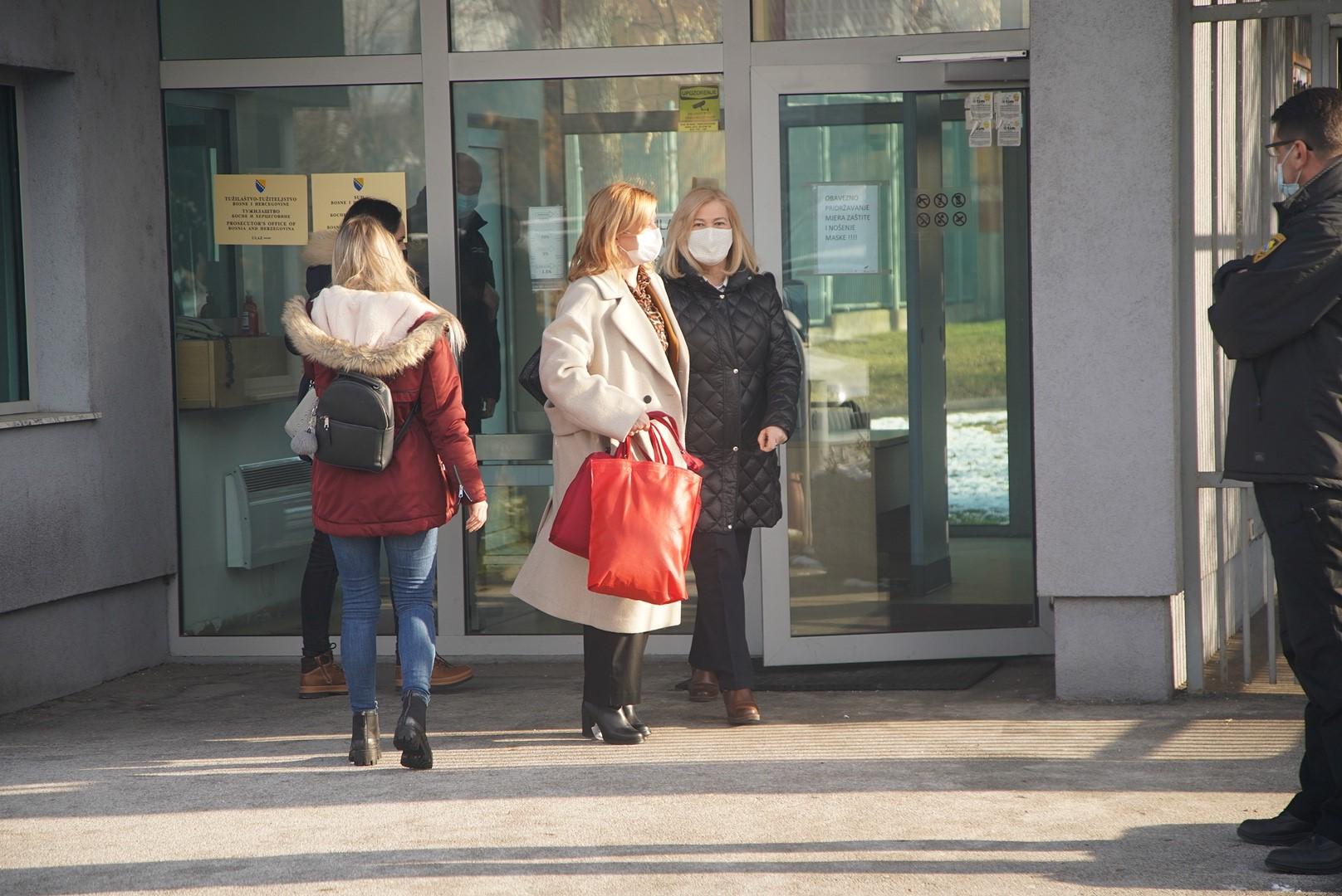 Milićević in front of the Court of B&H - Avaz