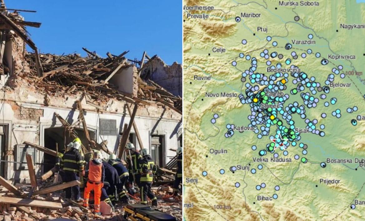 Novi zemljotresi magnitude 3,7 i 3,3 uznemirili Hrvatsku