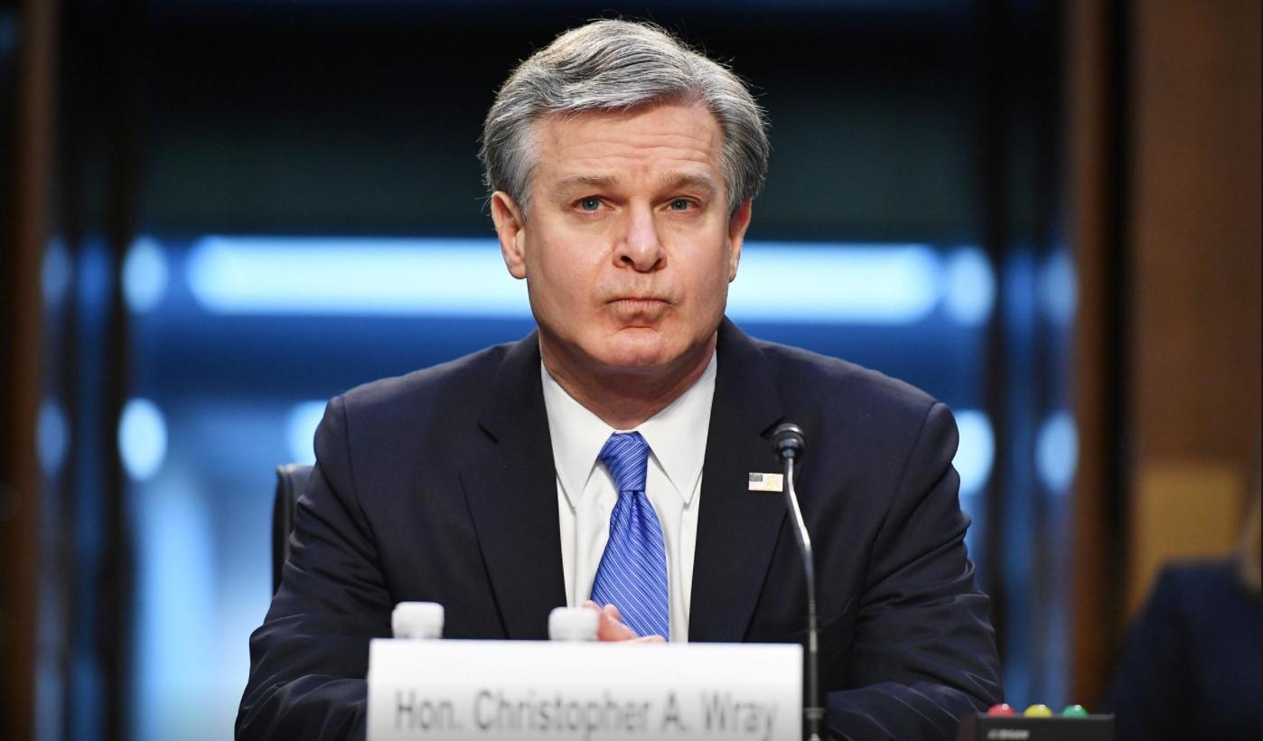 FBI Director Christopher Wray arrives to testify before the Senate Judiciary Committee on the January 6th insurrection, in the Hart Senate Office Building on Capitol Hill in Washington, DC, U.S. March 2, 2021. - Avaz