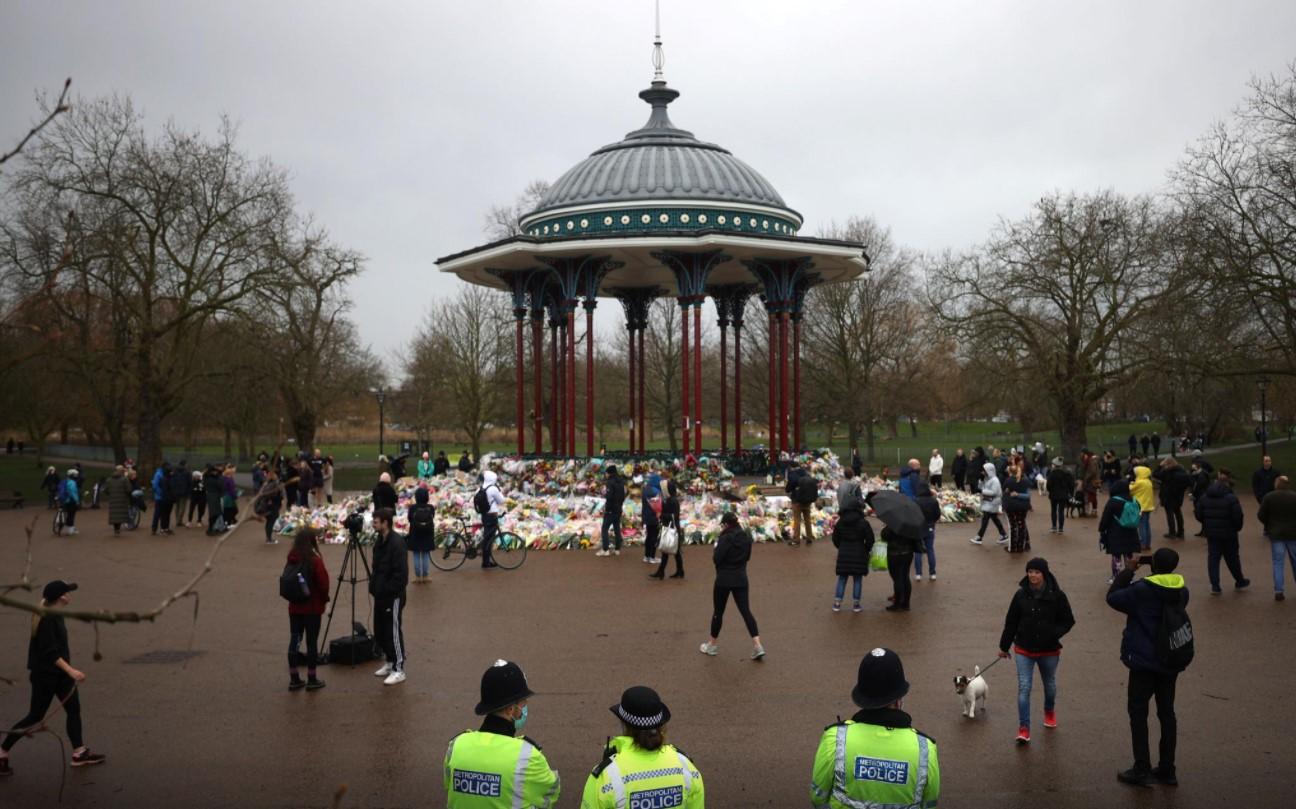 Let's talk about women's safety, says mourner at heart of UK policing uproar