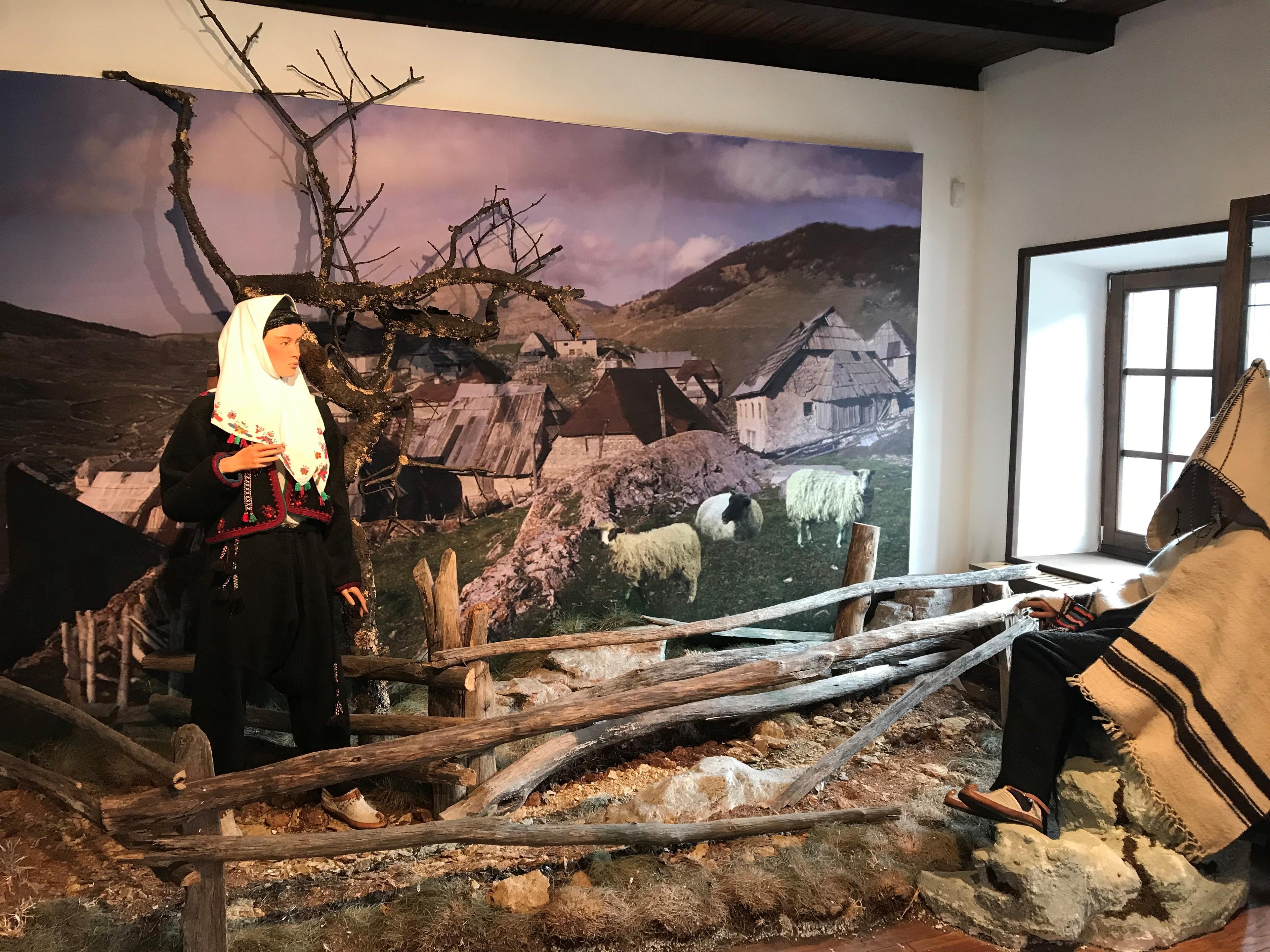 Diorama sela Lukomir - Avaz