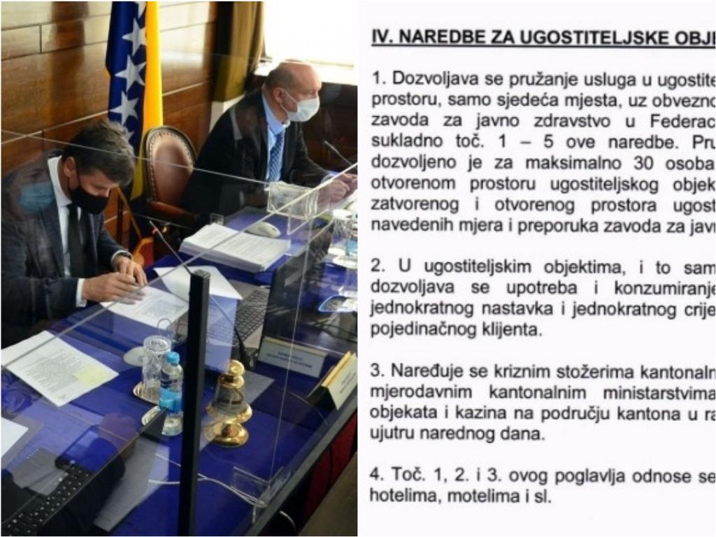 Vlada FBiH tvrdi da nije predložila otvaranje kafića i dozvoljavanje konzumacije nargila?!