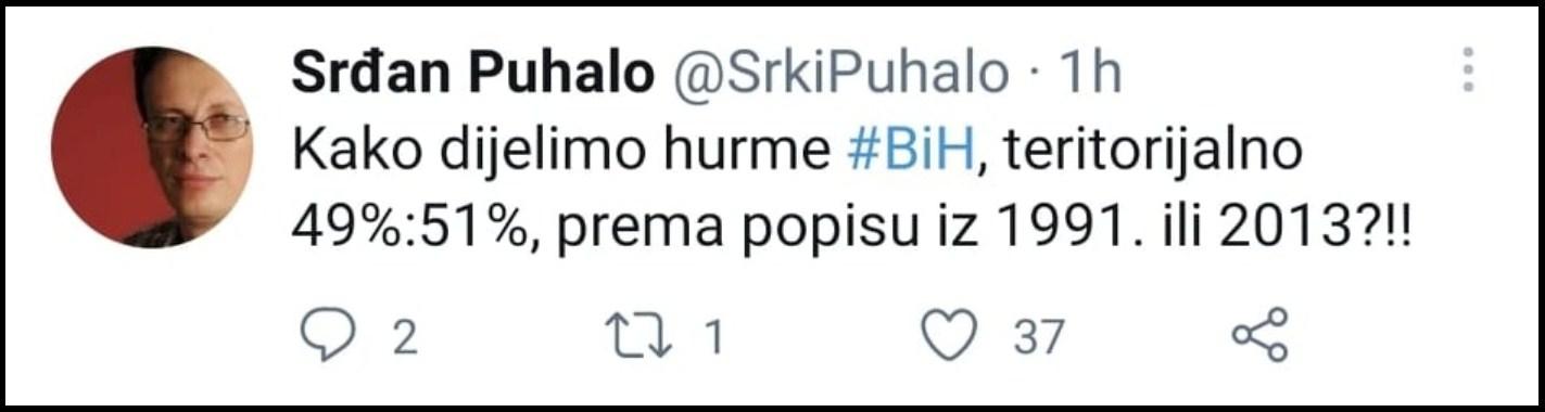 Status Srđana Puhala - Avaz