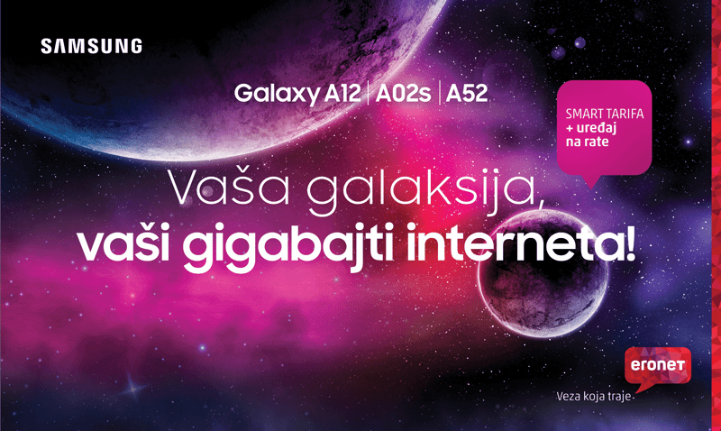 Vaša galaksija, vaši gigabajti interneta!