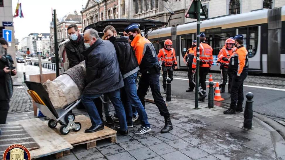 Stolen ancient Roman statue found in Brussels antiques shop