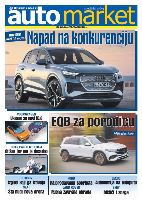 Poklon prilog našim čitaocima u utorak: Automarket / Audi Q4 e-tron napada konkurenciju