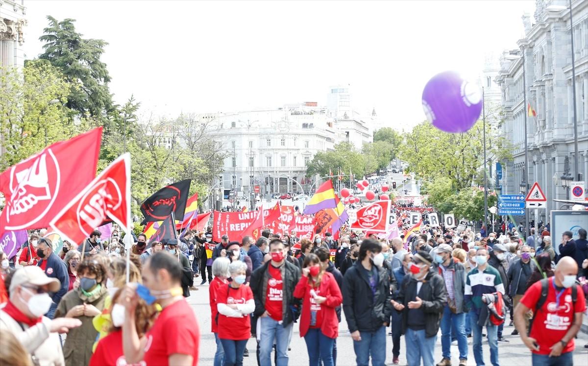 Protest radnika na poziv sindikata održan je i u španskoj prijestolnici Madridu - Avaz