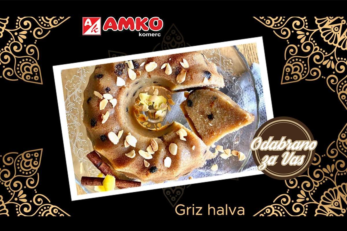 Griz halva za desert nakon iftara