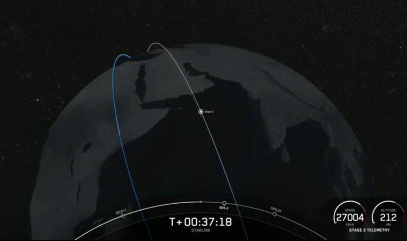 Riječ je o mreži komunikacijskih satelita "Starlink" firme "SpaceX" - Avaz