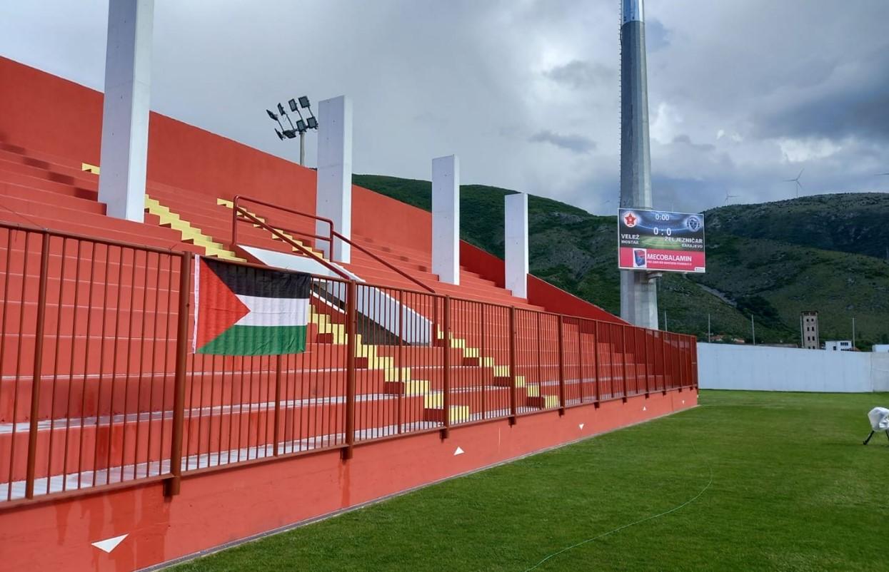 Zastava Palestine na stadionu "Rođeni" - Avaz